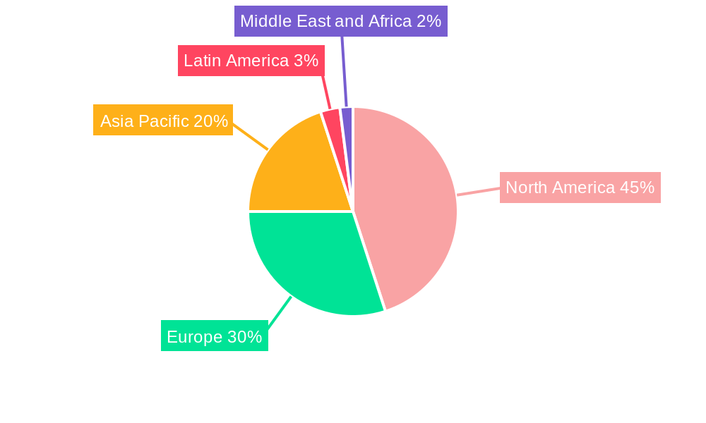 United States Blister Packaging Market Market Share by Region - Global Geographic Distribution